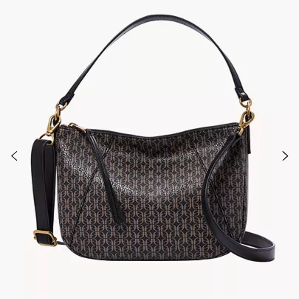 Fossil Skylar Crossbody black/brown NWT